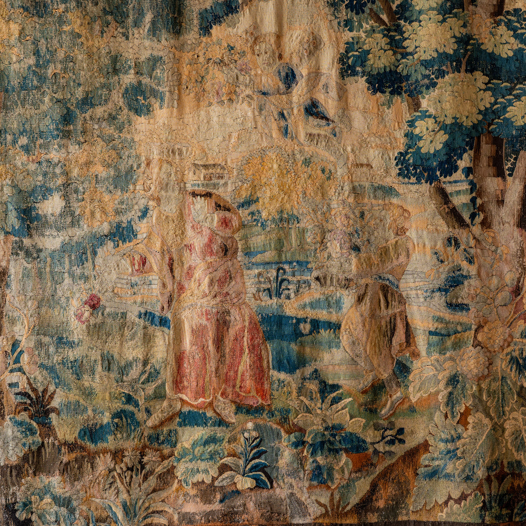 17th Century Large Verdure Tapestry Panel