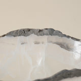 Polished Gray & White Onyx Bowl