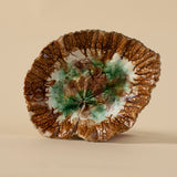 Vintage Majolica Leaf Dish