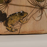 Charming Vintage Decoupage Waste Basket