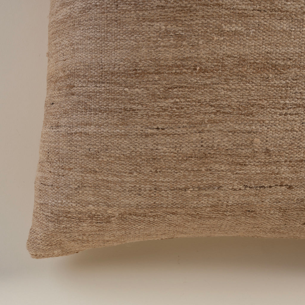 Square Wheat Colored Pillow