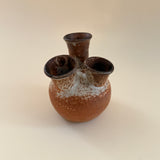 Three Spout Ceramic Vase