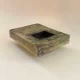 Vintage Green Rectangular Pottery
