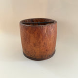 Large Wooden Measuring Bucket