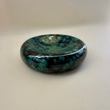 Large Concave Ceramic Bowl in Olive Float