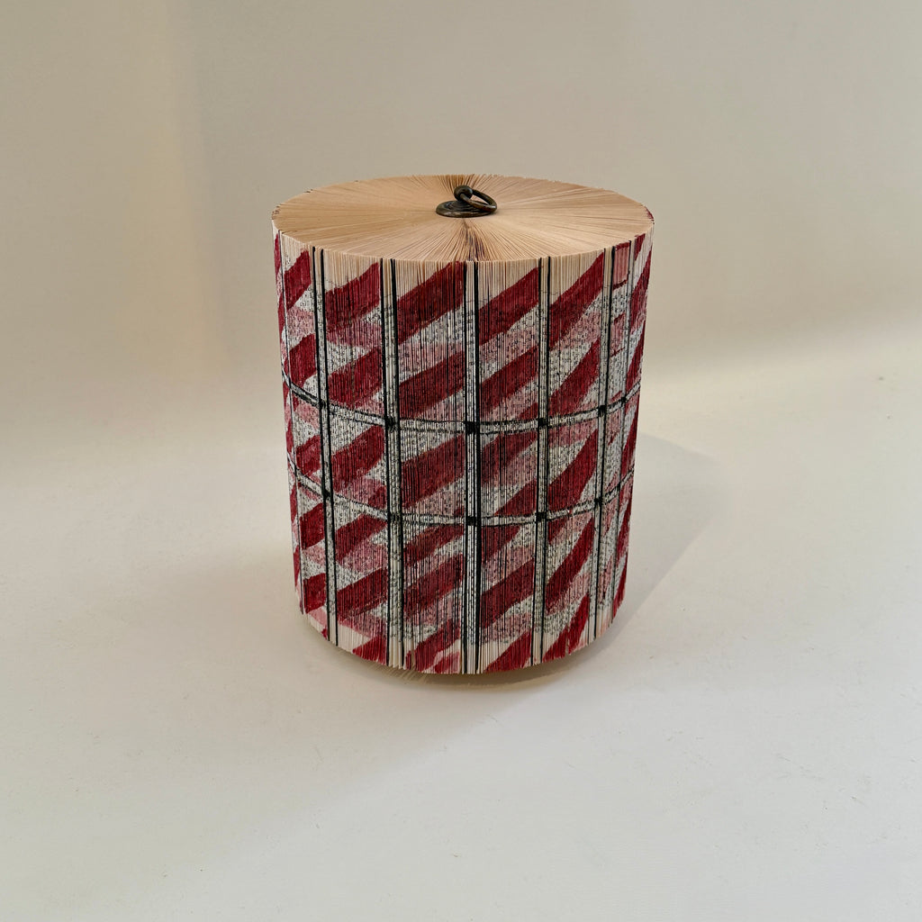 Hand Folded Book Sculpture from Italy