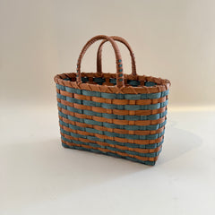 Retro Travel Tote in Royal Pine