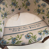 Vintage Miniature French Curved-Back Chair