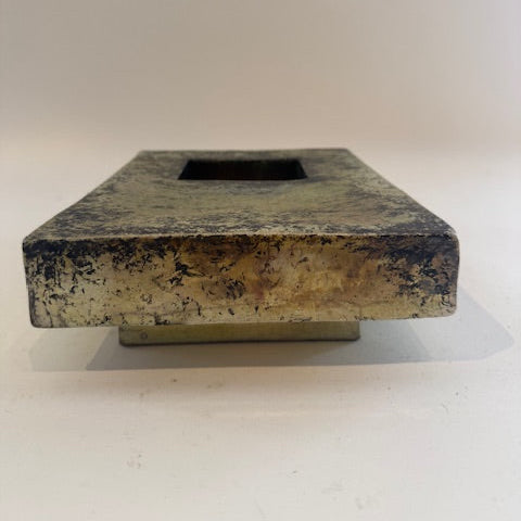 Vintage Green Rectangular Pottery