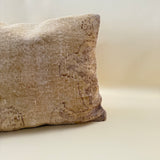 Vintage Turkish Remnant Pillow with Canvas Back
