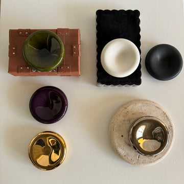 Found Collection Ceramic Concave Bowl