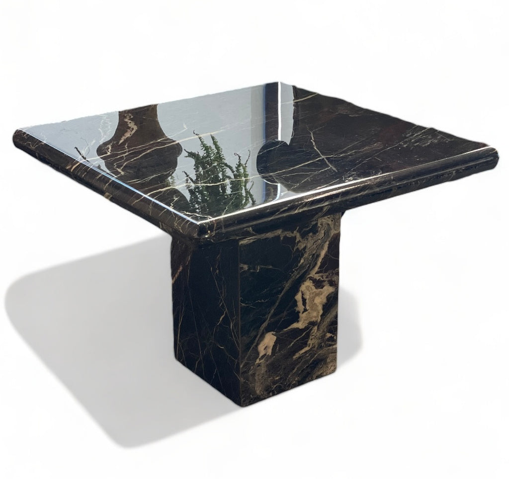 Pair of Vintage Italian Marble Side Tables Check the colors when tables arrive