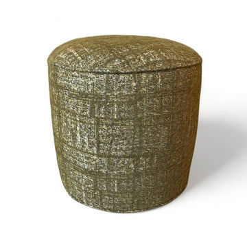 Round Stool in Brushed Wool