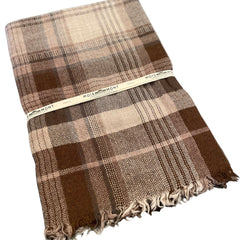 Plaid Laine No. 81-  Natural