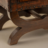 Charming Petite Leather Stool
