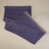 Bazaar Anatolia purple herrinhbone pattern 100% Cashmere