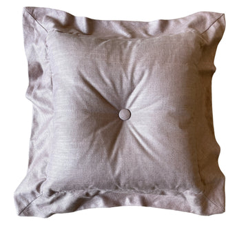 Lilac Pillow with Flanged Edges