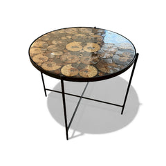 Pair of Round Shell Table Tops, 60 cm