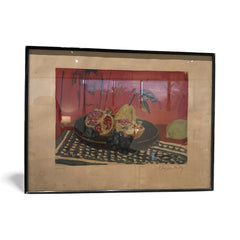 Vintage Still Life of Fruit by Rodger Chapelain