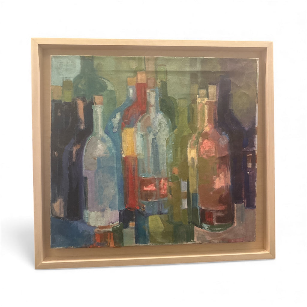 Bottle Painting on Canvas