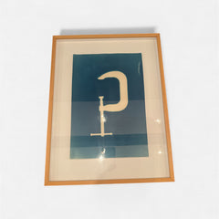 Cyanotype Tool Framed