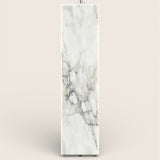Nessen Mid-Century Modern Carrara Marble Table Lamp