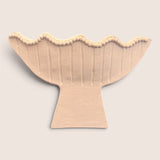 Bisk White Bead Vase