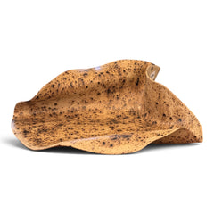 Large Wave Tray in Peppered Sand Finish