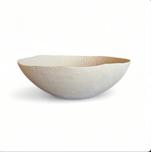 Textured Bowl in Creme by Evan Horn