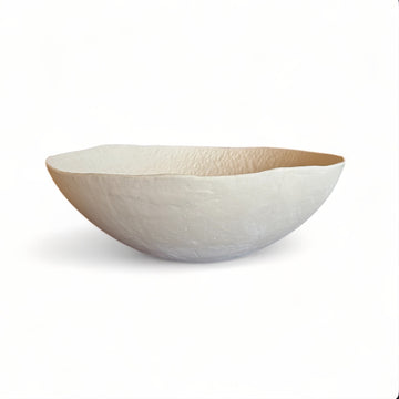 Textured Bowl in Creme by Evan Horn