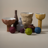 Gigante Tall Bowl in Beige