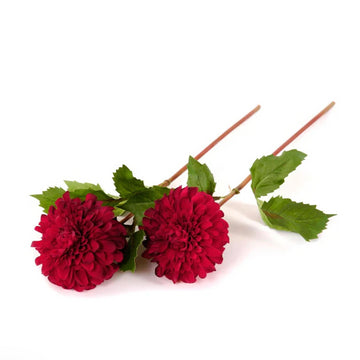 Dahlia Stem 20"L, Red
