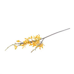 Aranda Orchid Spray with Stem 32"L, Golden Yellow
