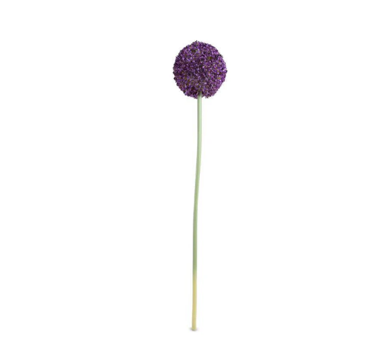 Allium Flower Stem Medium 4"Dia, 32"L, Purple