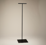 Steel Mirror/Art Stand in Matte Black