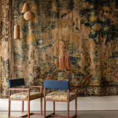 Contemporary Walnut Chair Inspired by De La Espada