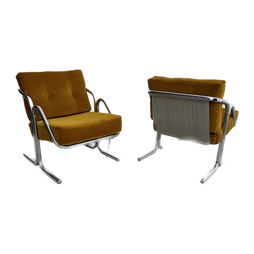 Newly Upholstered Arcadia Lounge Chairs