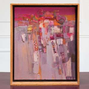 Abstract Art in Shades of Pink