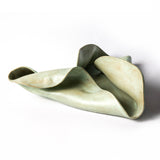 Handmade Ceramic Sculpture in Seafoam Green Finish