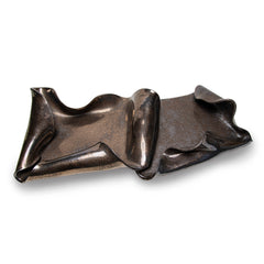 Large Nesting Wave Tray in Vintage Gold Finish