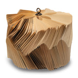 Hand Folded Book Sculpture from Italy