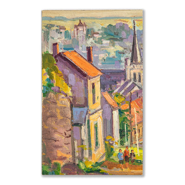 Mid-20th Century Impressionist Oil Painting. France