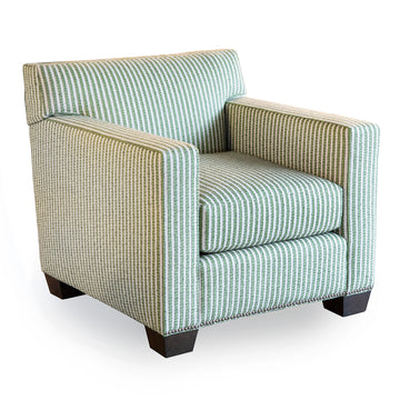 Hinton Chair Upholstered in Green