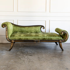 Newly Upholstered Regency Style Recamier