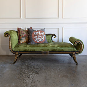 Newly Upholstered Regency Style Recamier