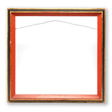 Red Vintage Frame with new mirror