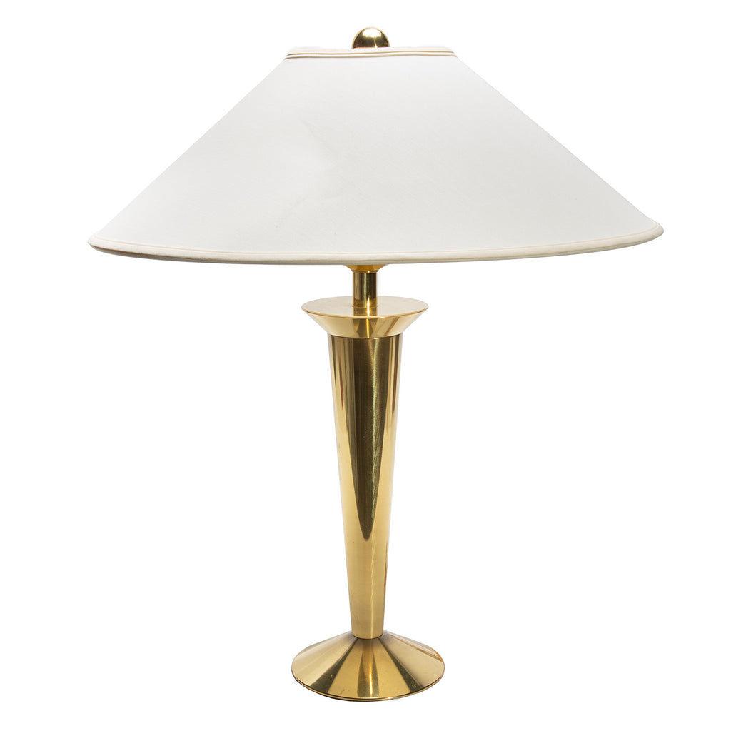 Pair of Hollywood Regency Brass Table Lamps