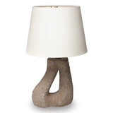 Pair of Petite Carved Stone Lamps, Newly Wired with Silk Cord, France