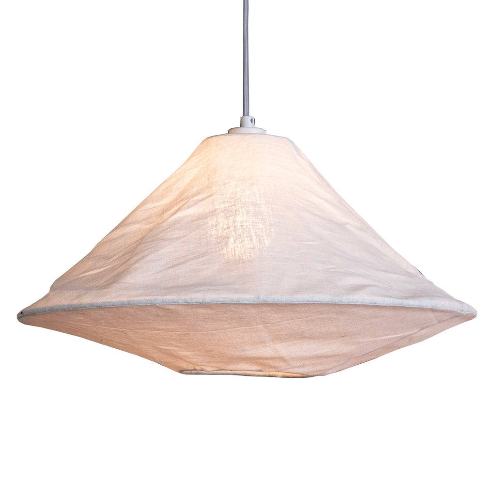 Collapsible Linen Pendant