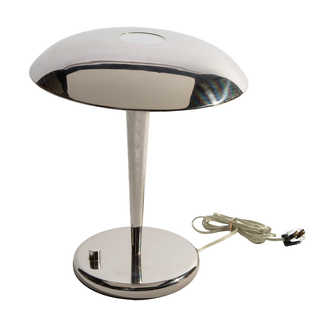 Chrome Mushroom Lamp
